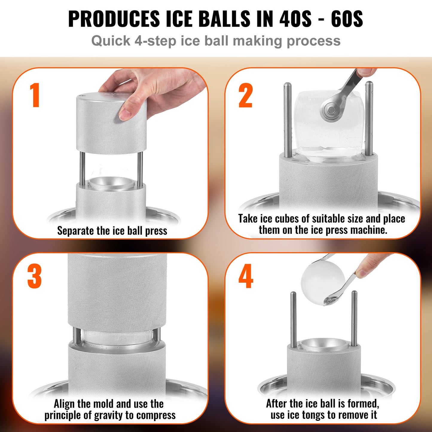 Ice Ball Press Kit, 2.4"/60mm-1