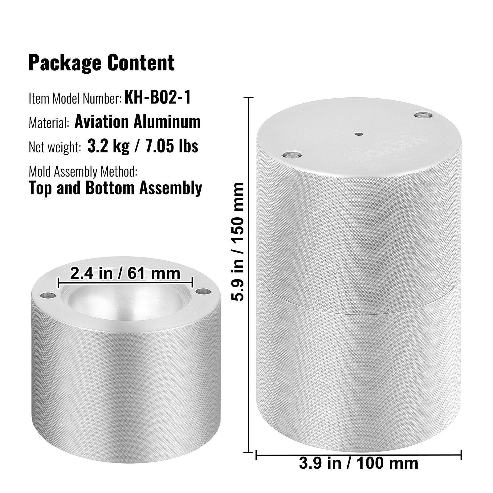 Ice Ball Press Kit, 2.4"/60mm-5
