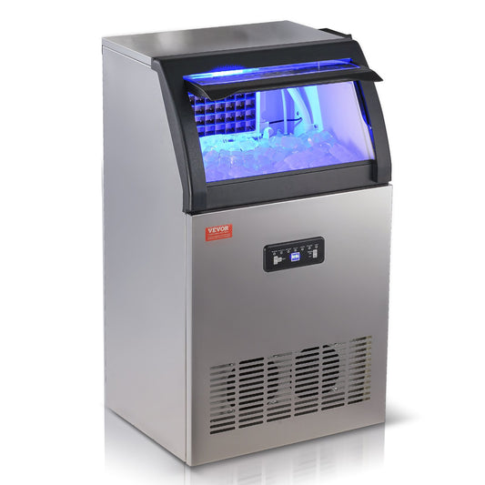 Commercial Ice Maker, 130lbs/24H-8