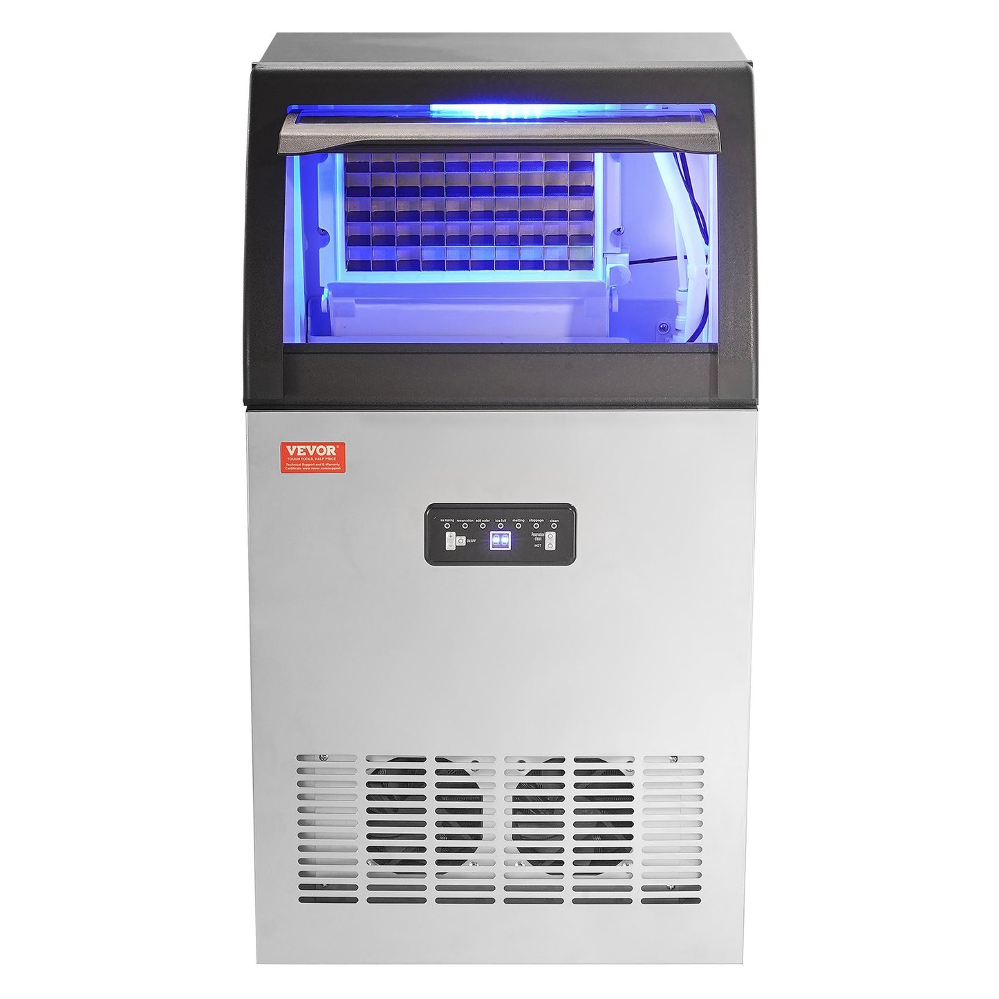Commercial Ice Maker, 130lbs/24H-9