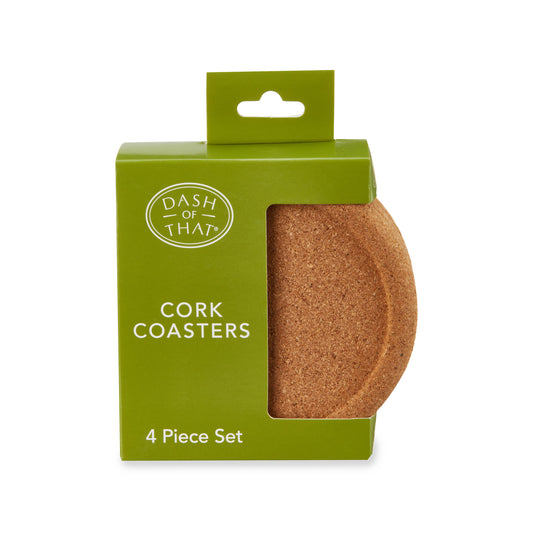 Cork Coasters, Set of 4
