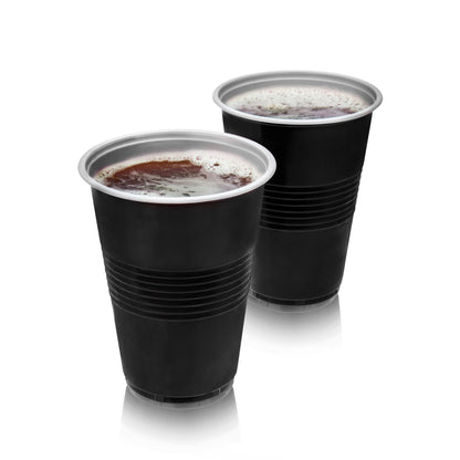 16 oz Black Party Cups, 50 pack by True