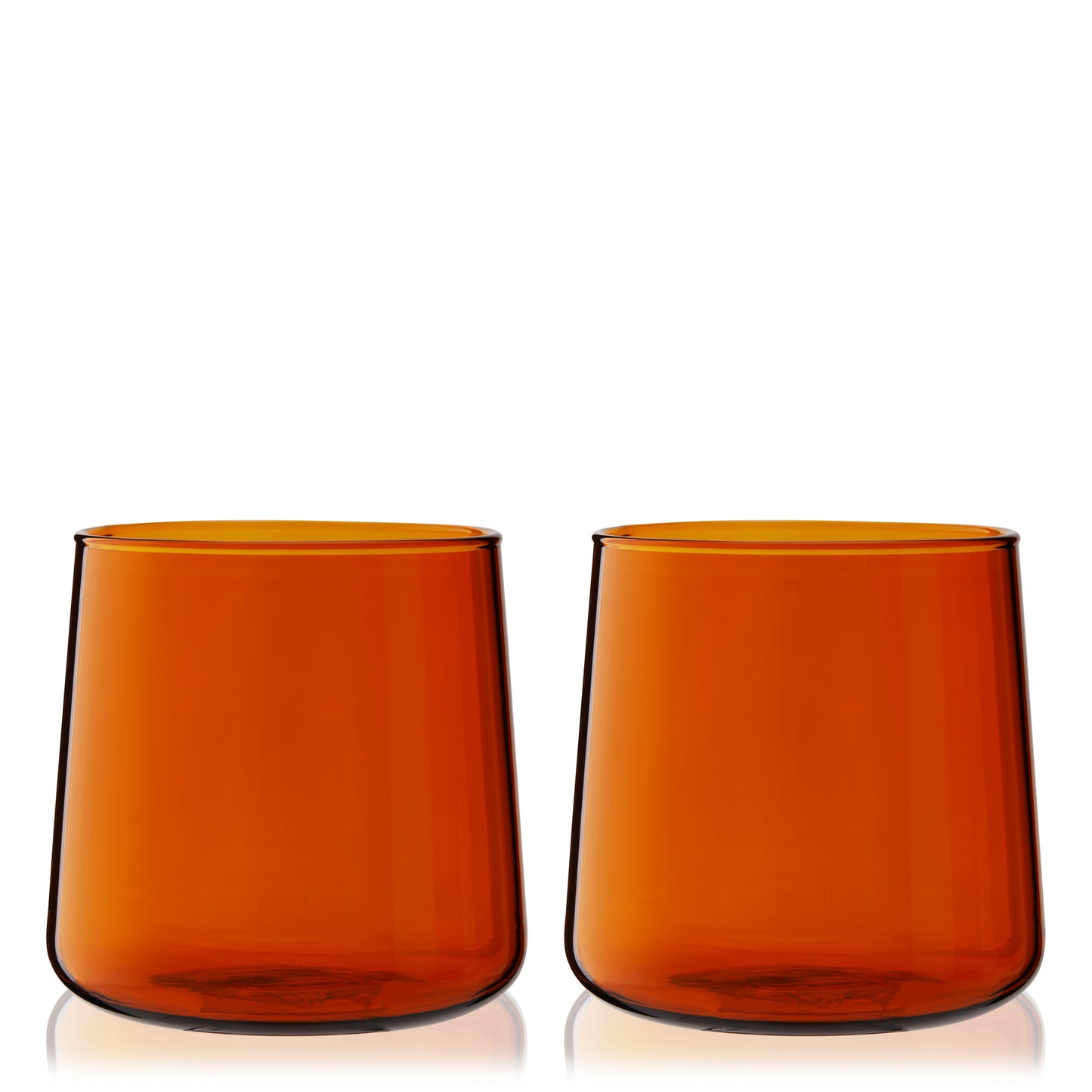 Amber Aurora Cocktail Tumblers (set of 2)