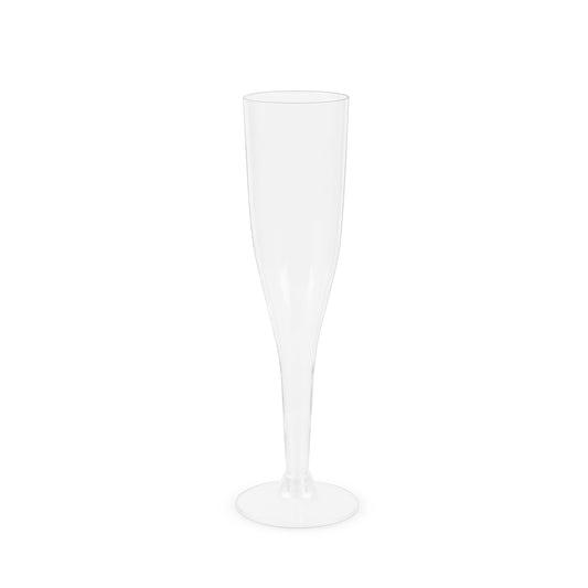 True Party 5.5 oz Plastic Champagne Flute, Set of 12