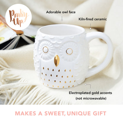 Olivia Ceramic Owl Mug by Pinky Up