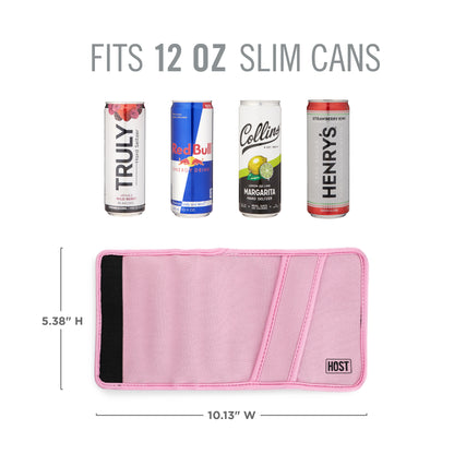 Insta-Chill Slim Can Sleeve in Pink by HOST®