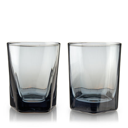 Smoke Double Old Fashioned Glasses by Viski®