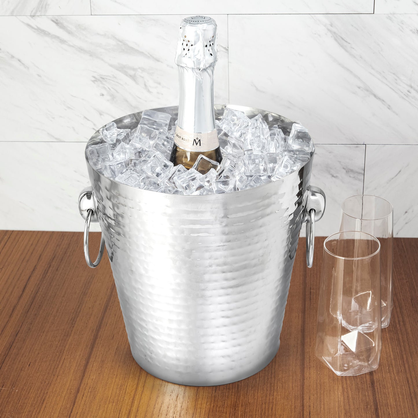 Hammered Ice Bucket by Viski®