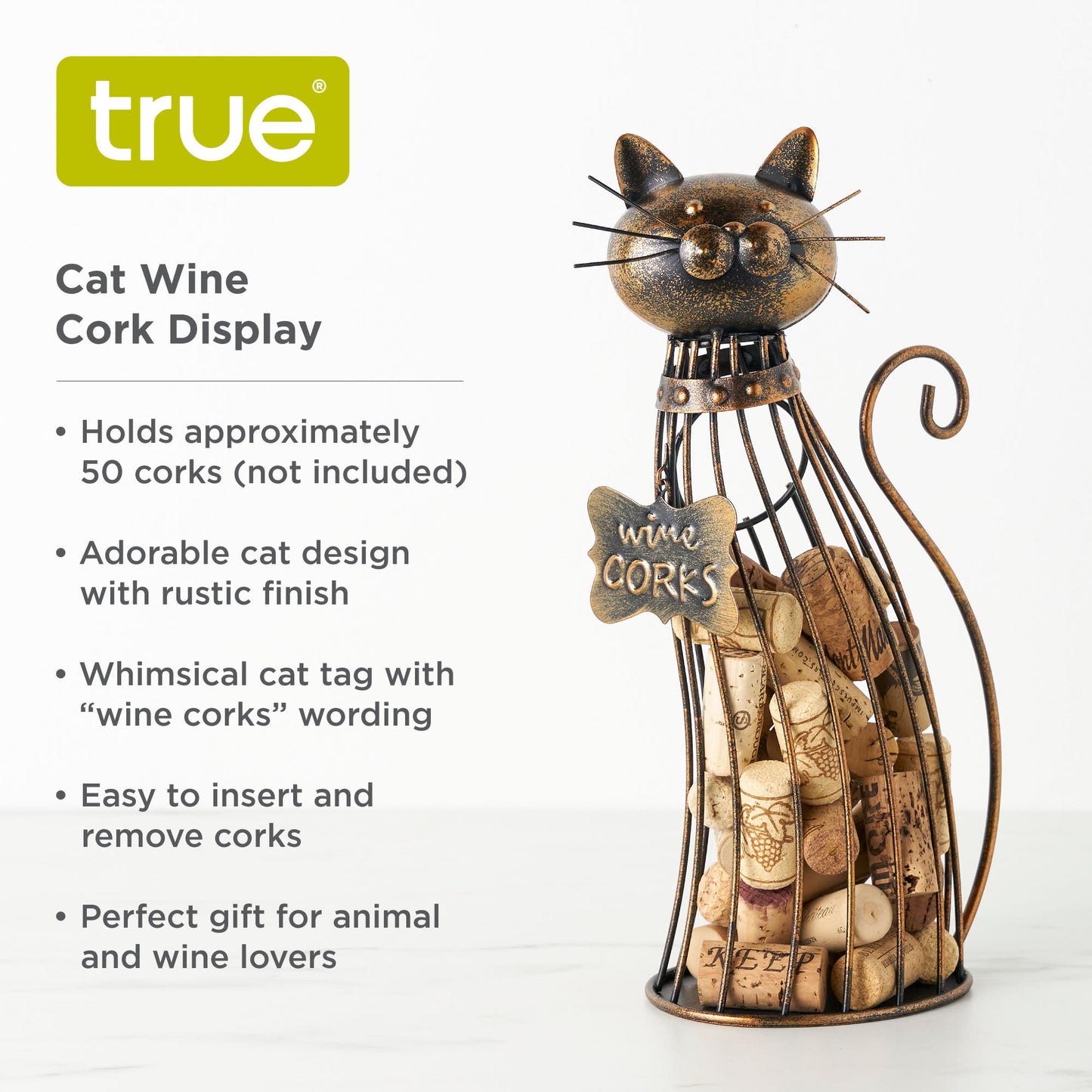 Cat Wine Cork Holder