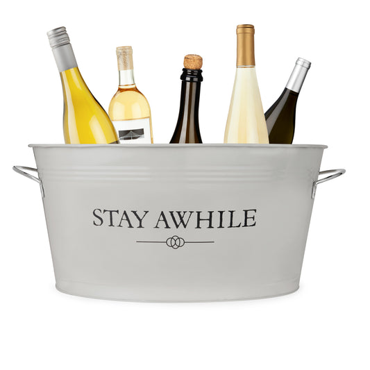 Stay Awhile Metal Drink Tub by TwineÂ®-0