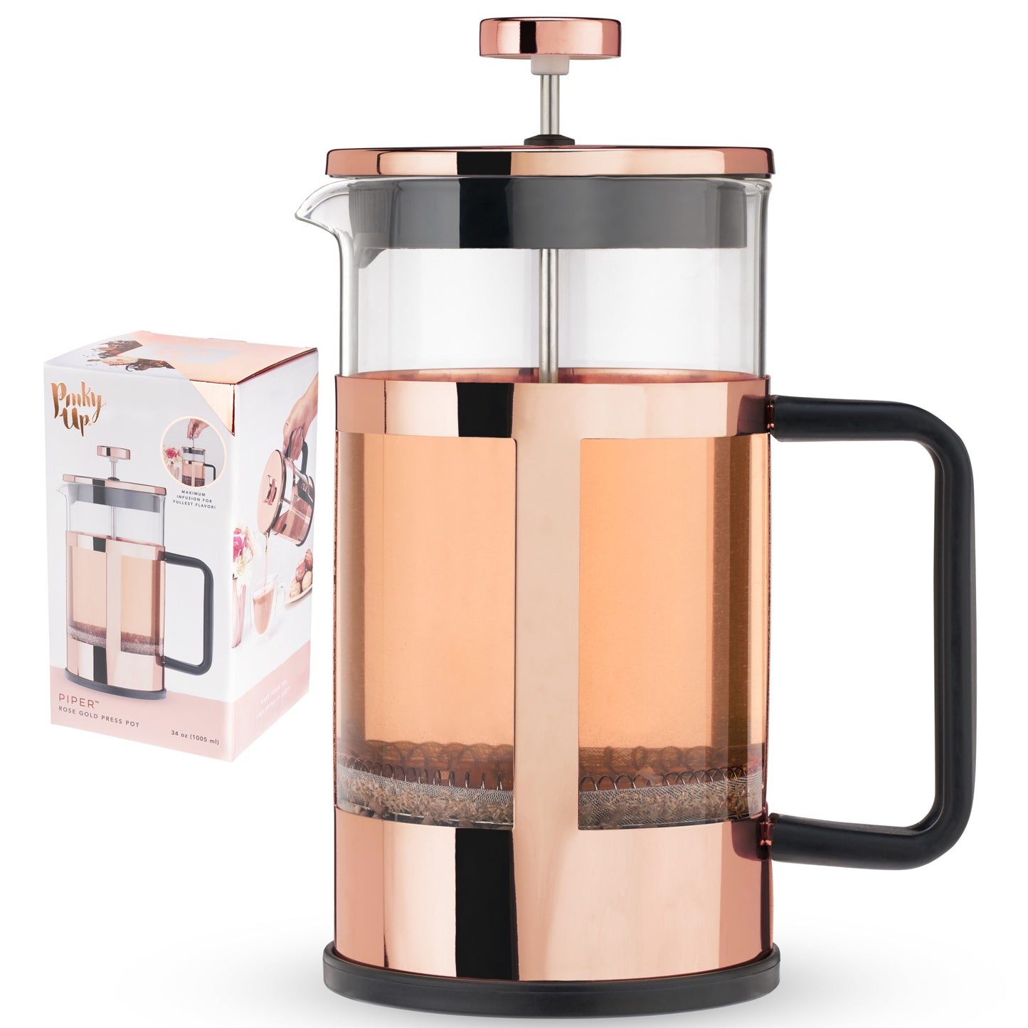 Piper™ Rose Gold Press Pot