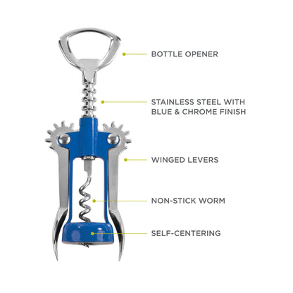 Soar™: Winged Corkscrew - Blue