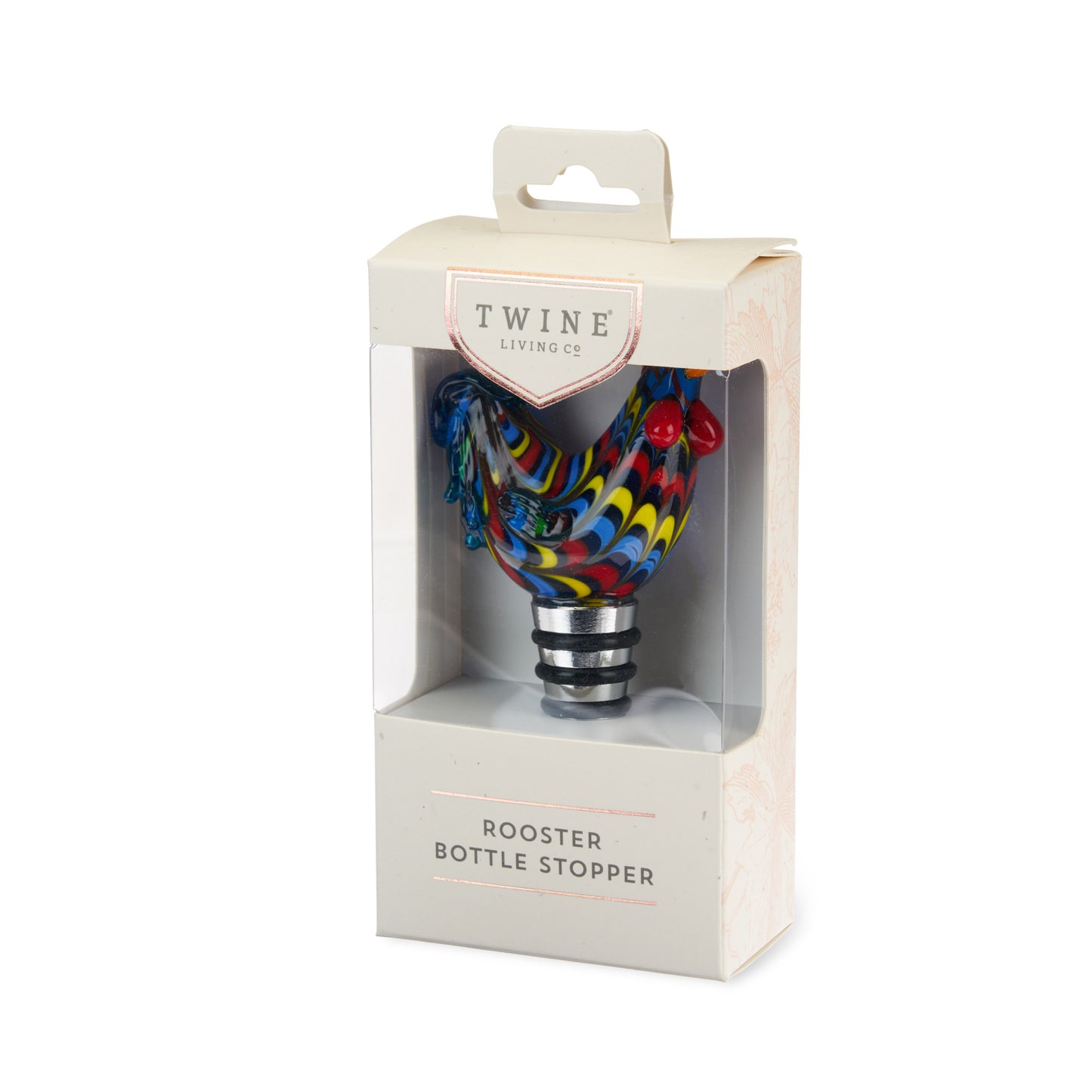 Rooster Glass Bottle Stopper by Twine®