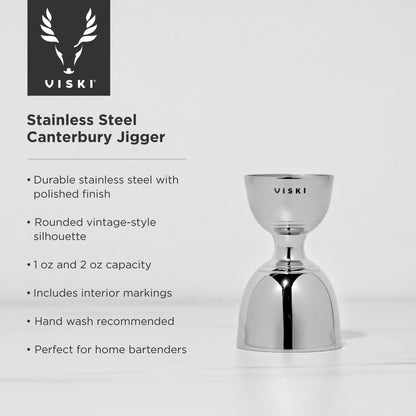 Stainless Steel Canterbury Jigger