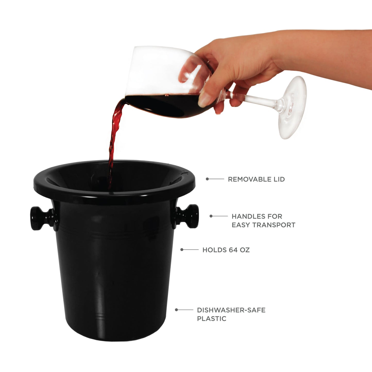 Spittoon: Wine Tasting Dump Bucket
