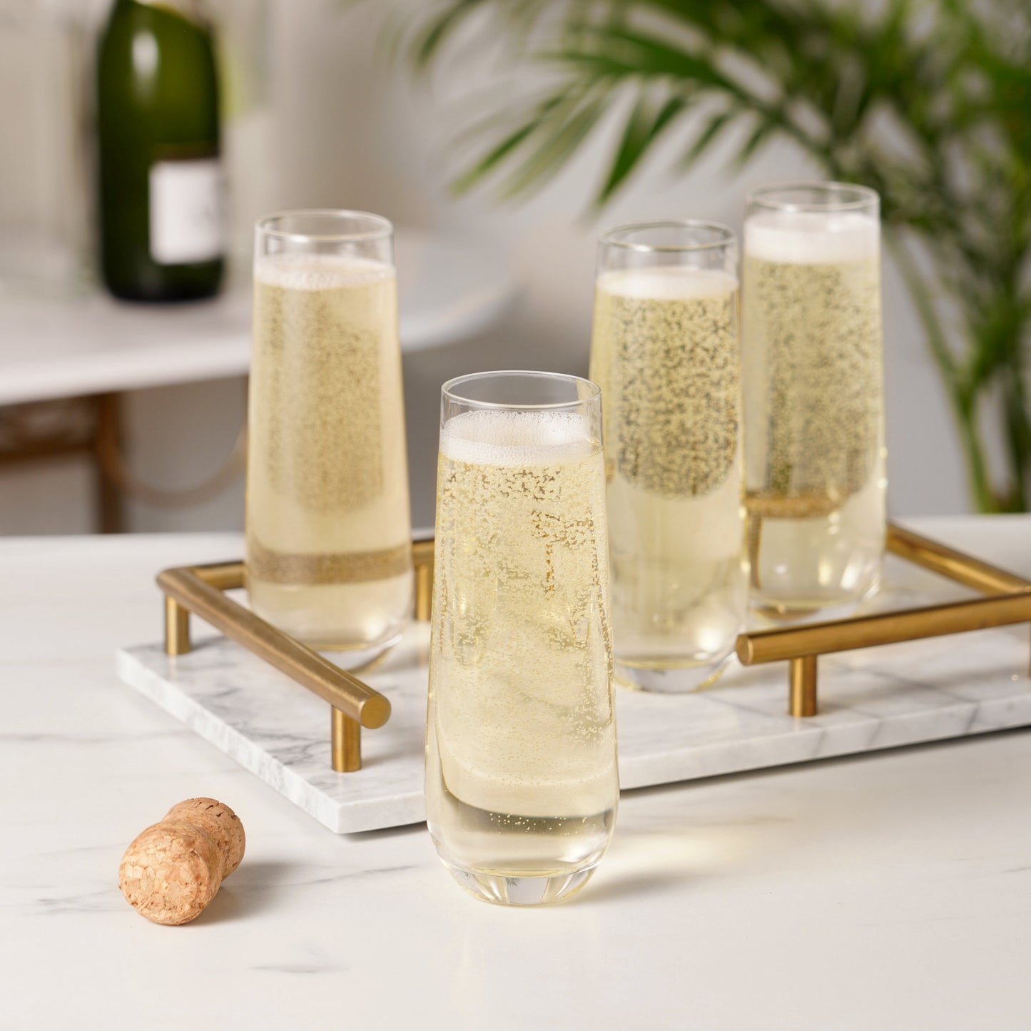 Stemless Champagne Flute by True set of 4