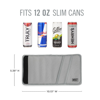 Insta-Chill Slim Can Sleeve in Gray