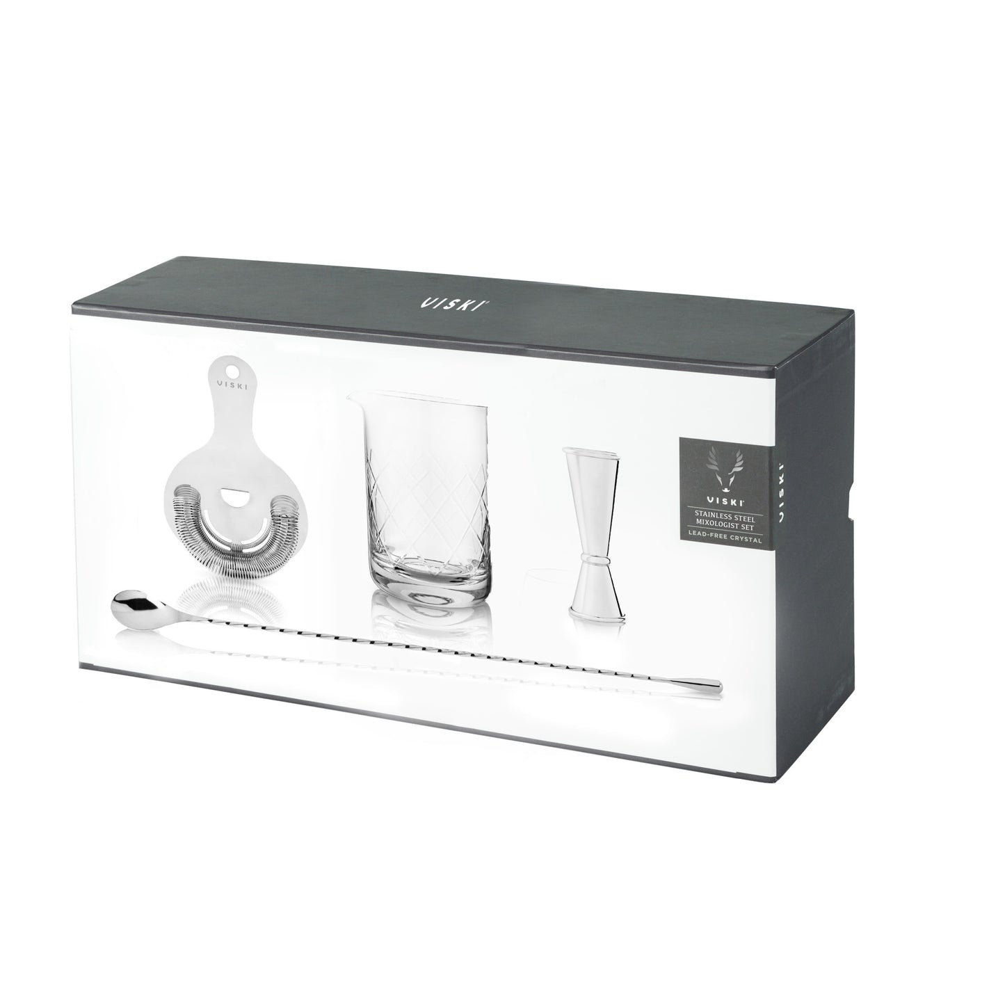 4-Piece Stainless Steel Mixologist Barware