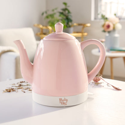 Noelle™ Pink Ceramic Electric Tea Kettle