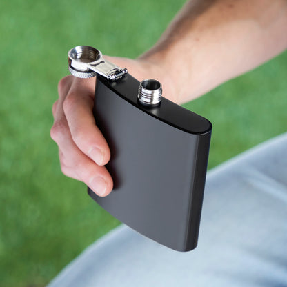 TrueFlask™: 6 oz Matte Black Flask