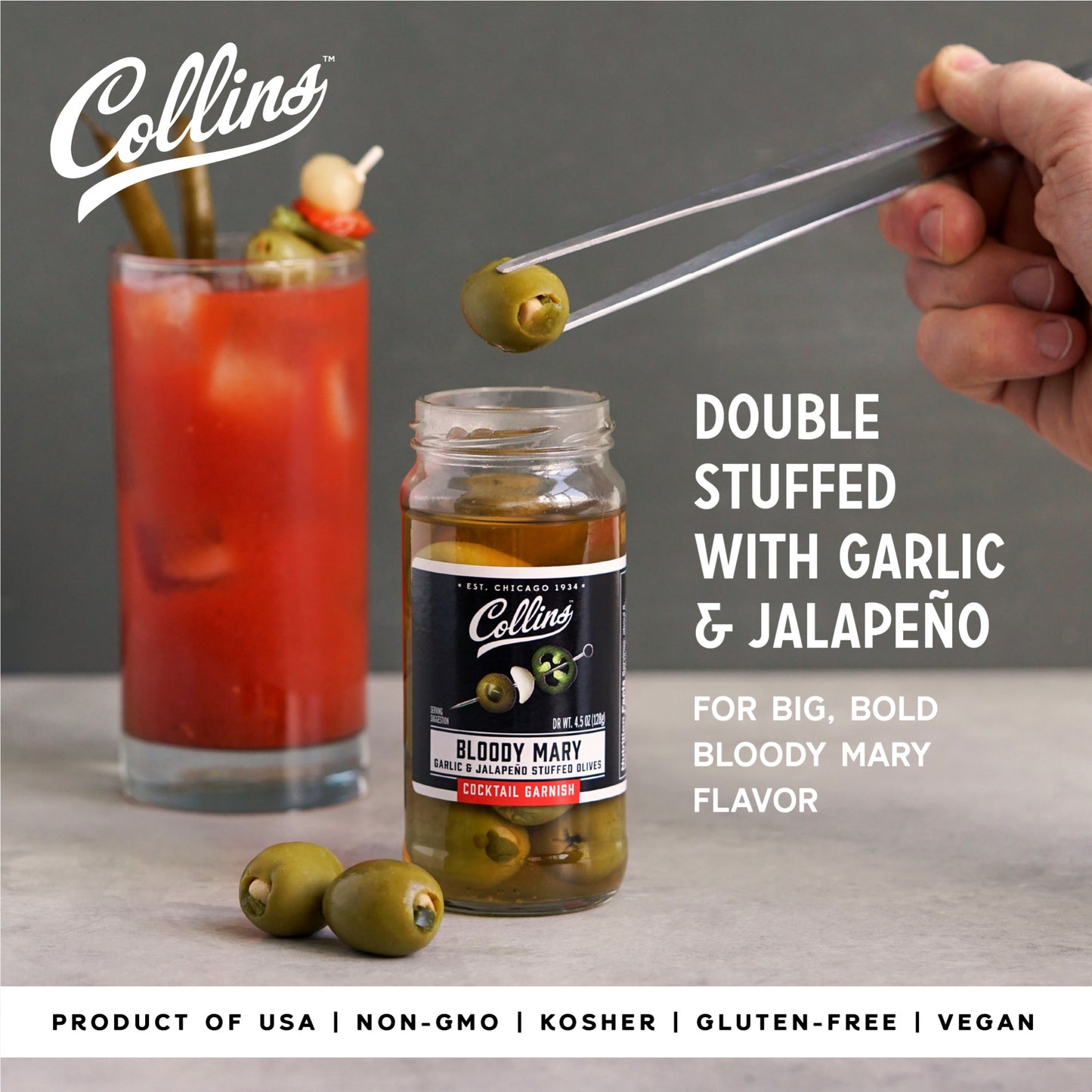 4.5 oz. Bloody Mary Cocktail Olives