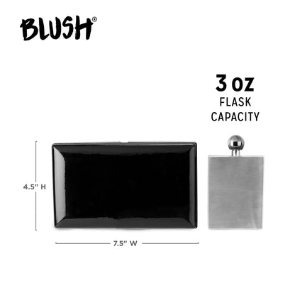 V.I.P. : Black Incognito Clutch Flask by Blush®