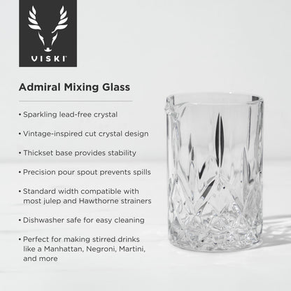 Admiral Crystal Mixing Glass Viski®