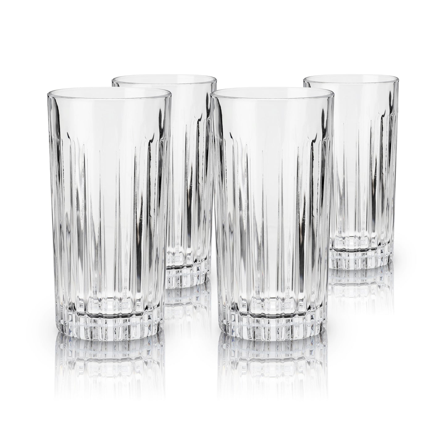 Reserve Milo Crystal Highball Glasses (set of 4)