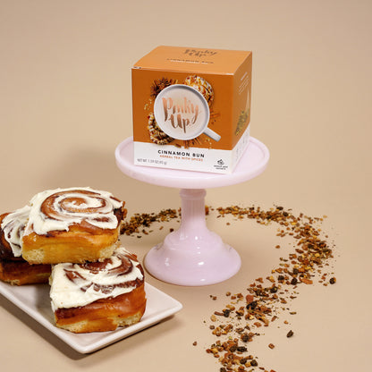 Cinnamon Bun Pyramid Tea Sachets by Pinky Up