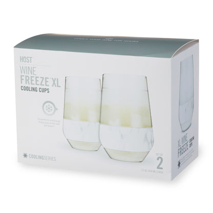 Wine FREEZE™ XL in Marble (set of 2) by HOST®