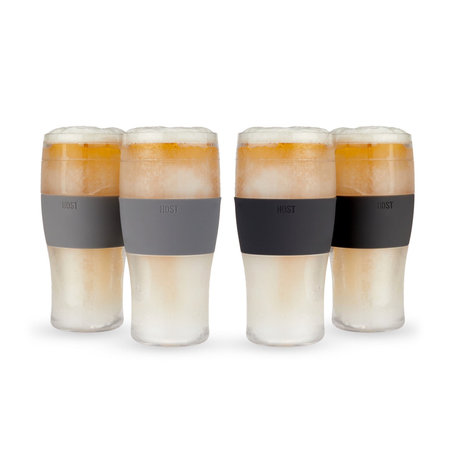 Beer FREEZE™ in (set of 4-2 Black + 2 Gray) in SIOC Pkg by H