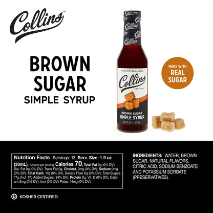 12.7 oz. Brown Sugar Simple Syrup - Pack of 12