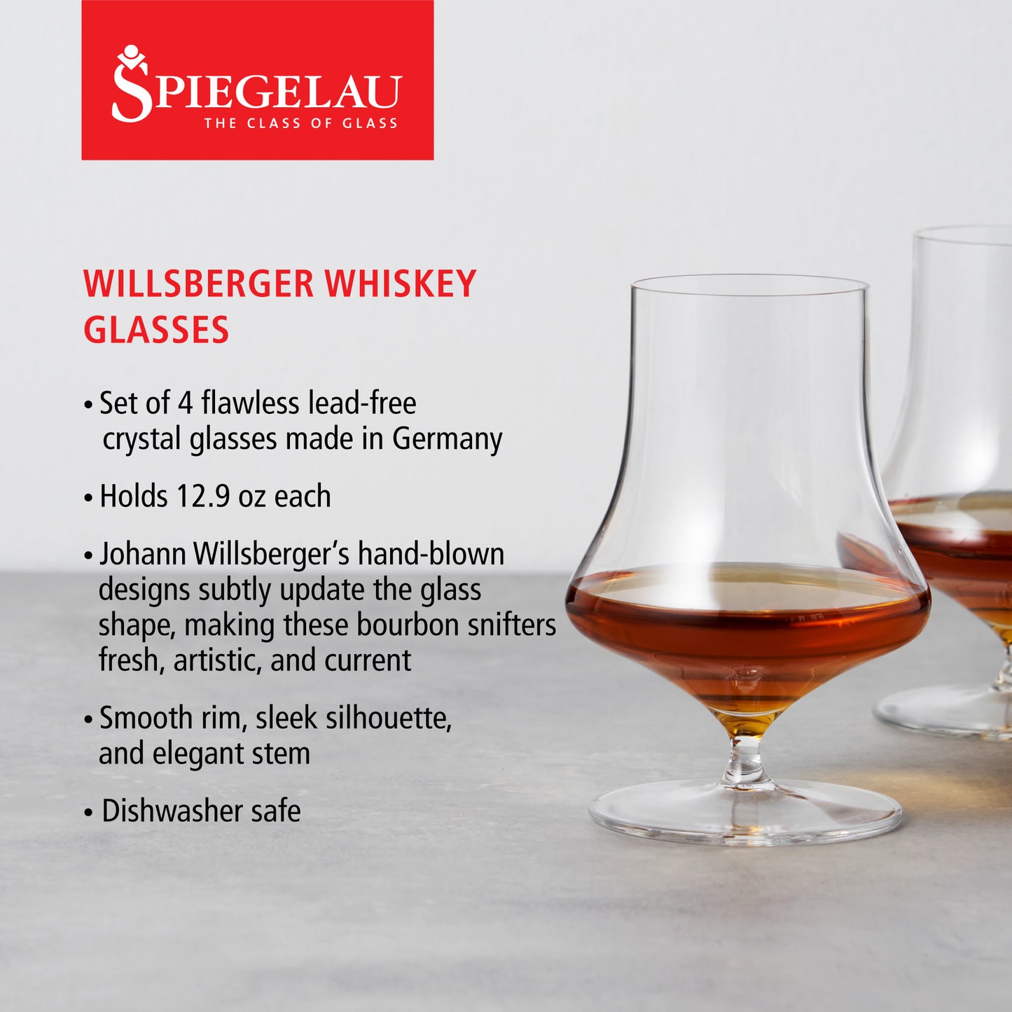 Spiegelau Willsberger 12.9 oz whiskey glass (set of 4)