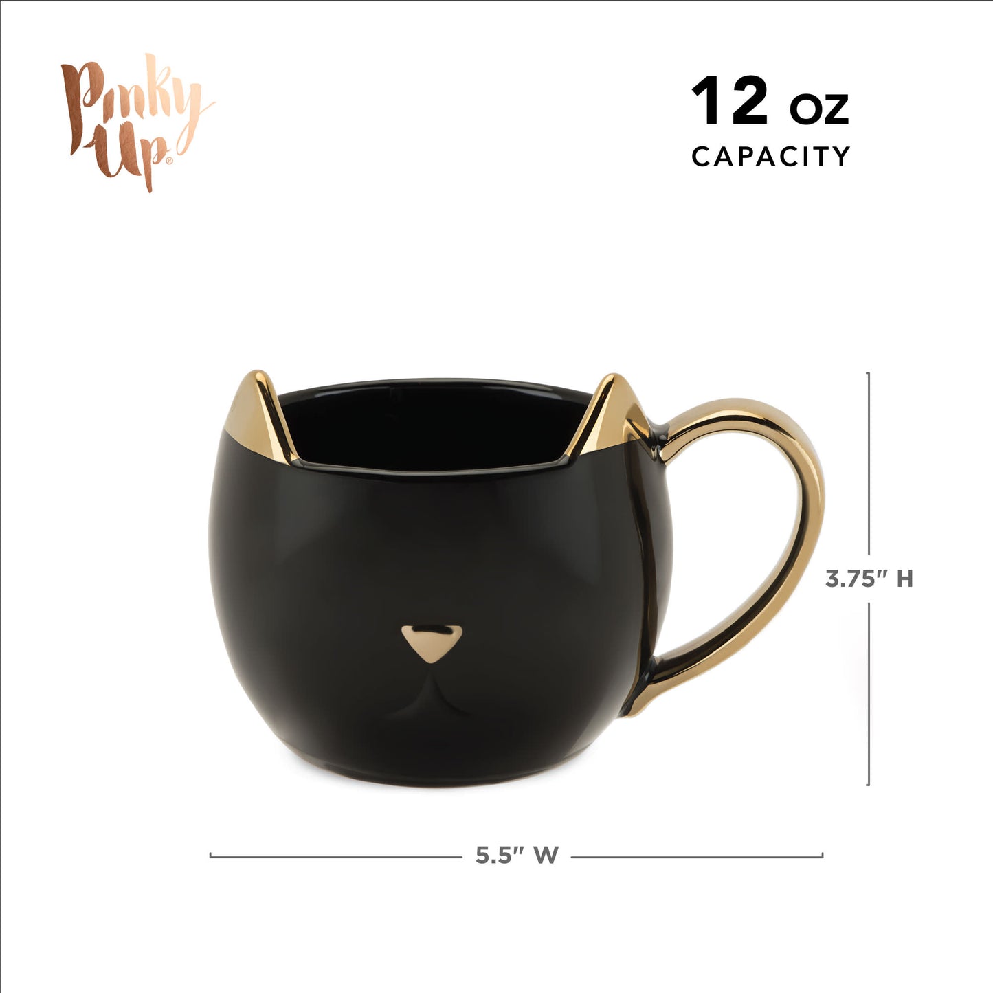 Chloe Black Cat Mug