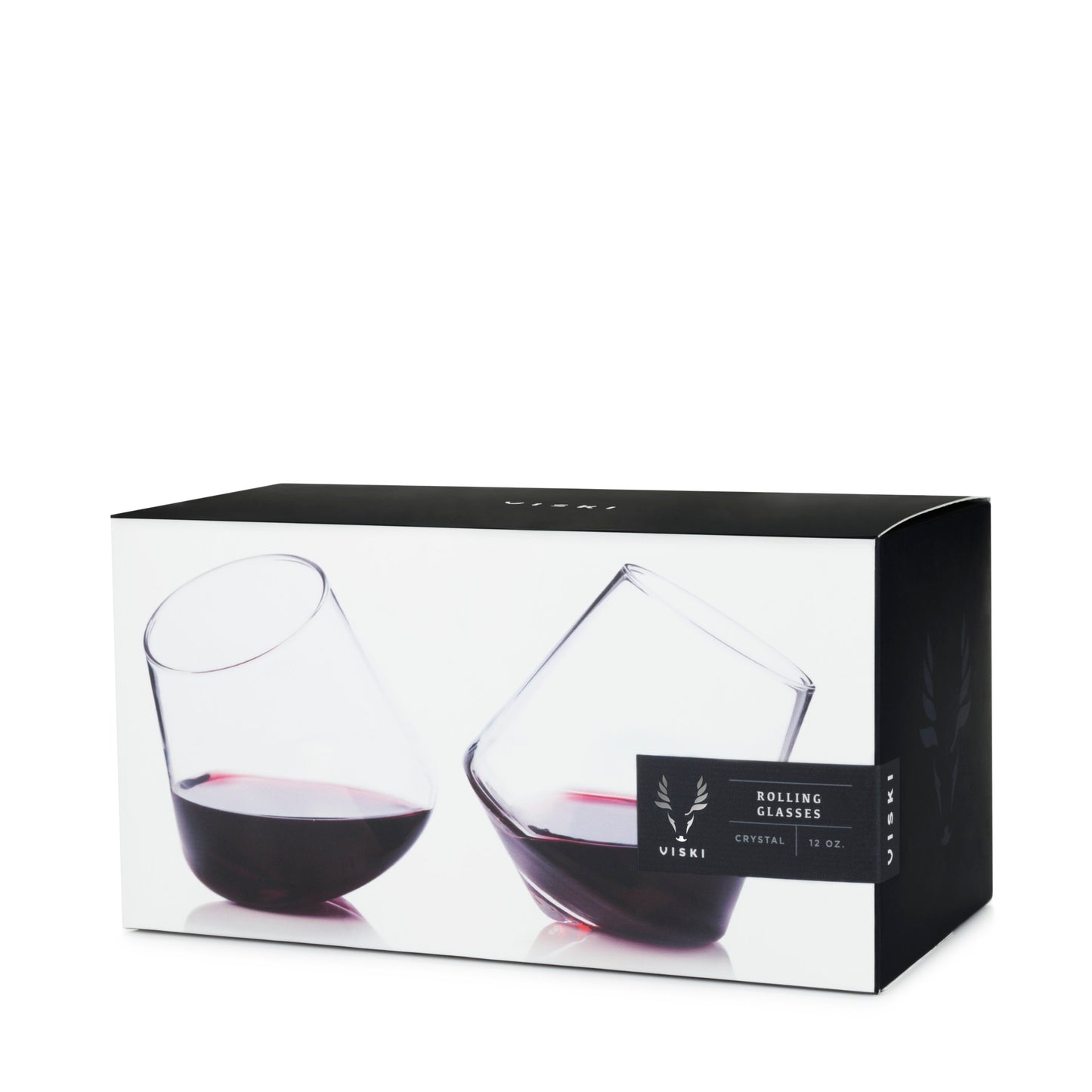 Rolling Crystal Wine Glasses by Viski®