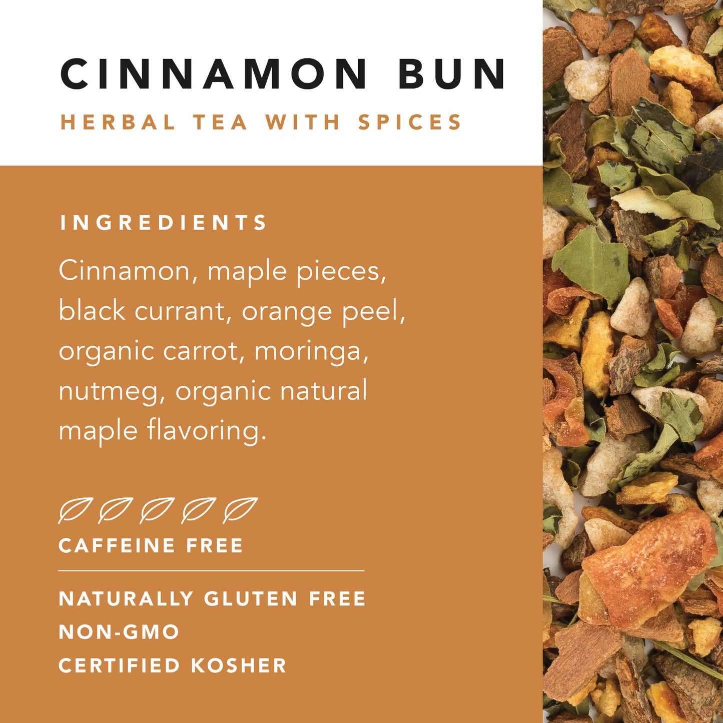 Cinnamon Bun Pyramid Tea Sachets by Pinky Up