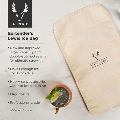 Bartender's Lewis Ice Bag by Viski