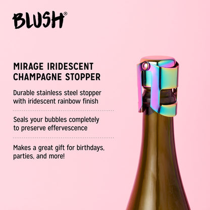 Mirage: Rainbow Champagne Stopper