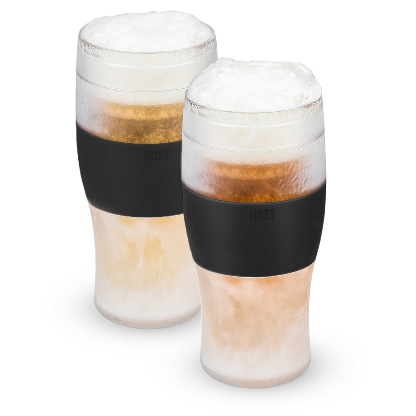 Beer FREEZE™ Cooling Cups in Black (set of 2) by HOST®