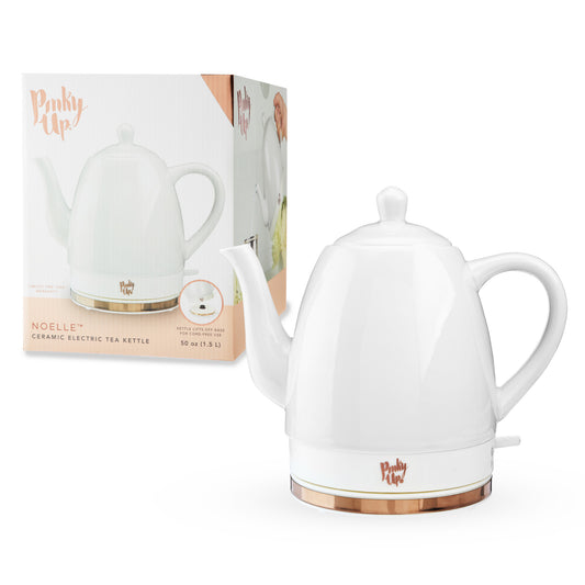 Noelle™ Grey Ceramic Electric Tea Kettle by Pinky Up®