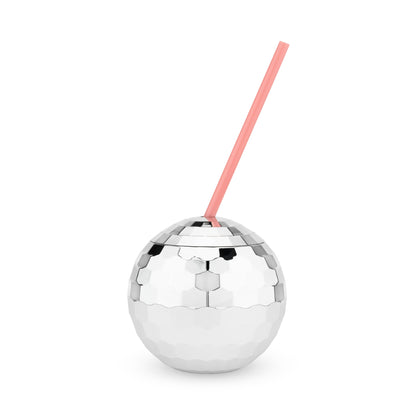 Silver Disco Ball Drink Tumbler by Blush®