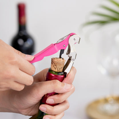 Pink Truetap™ Double-Hinged Corkscrew