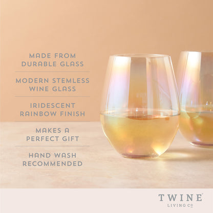Luster Stemless Wine Glass Set