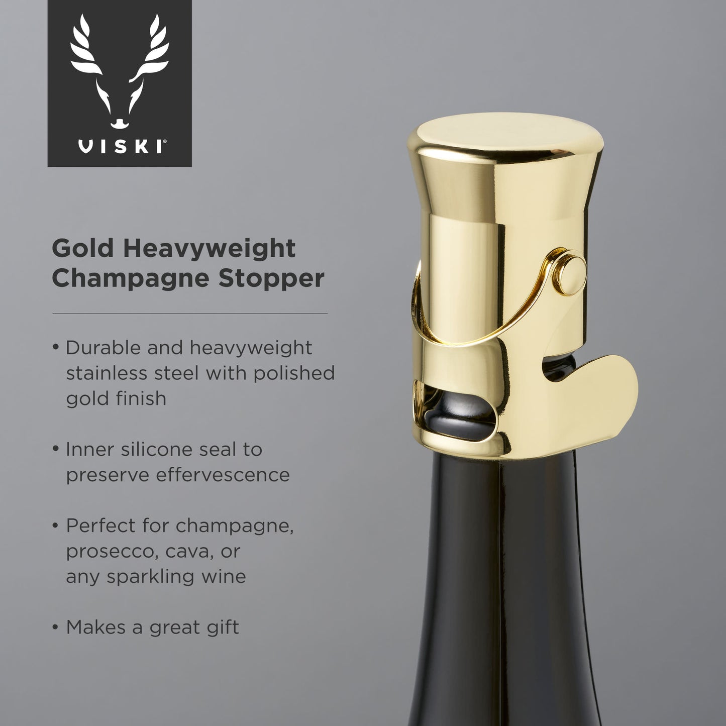 Belmont Heavyweight Champagne Stopper Viski®