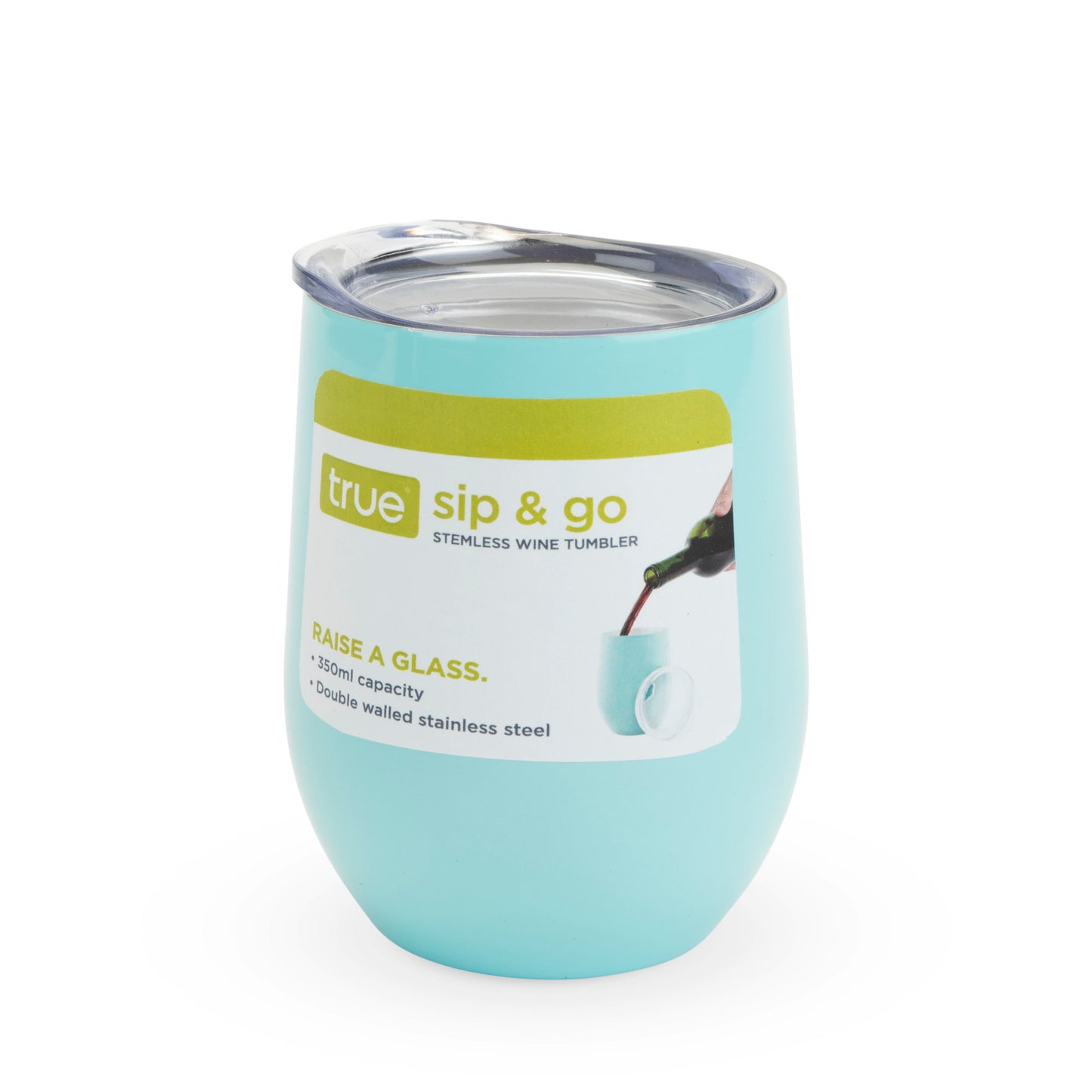 Sip & Go Stemless Wine Tumbler in Light Blue