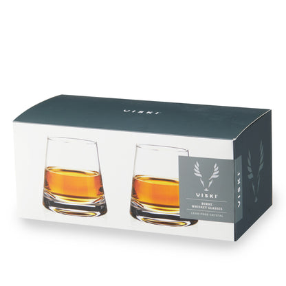 Raye Burke Crystal Whiskey Glasses