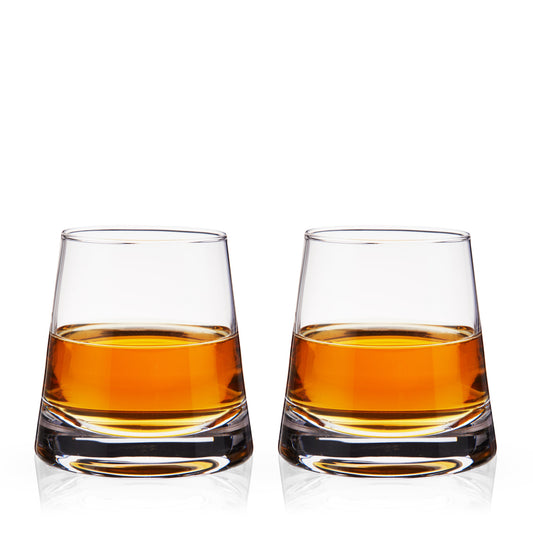 Raye Burke Crystal Whiskey Glasses