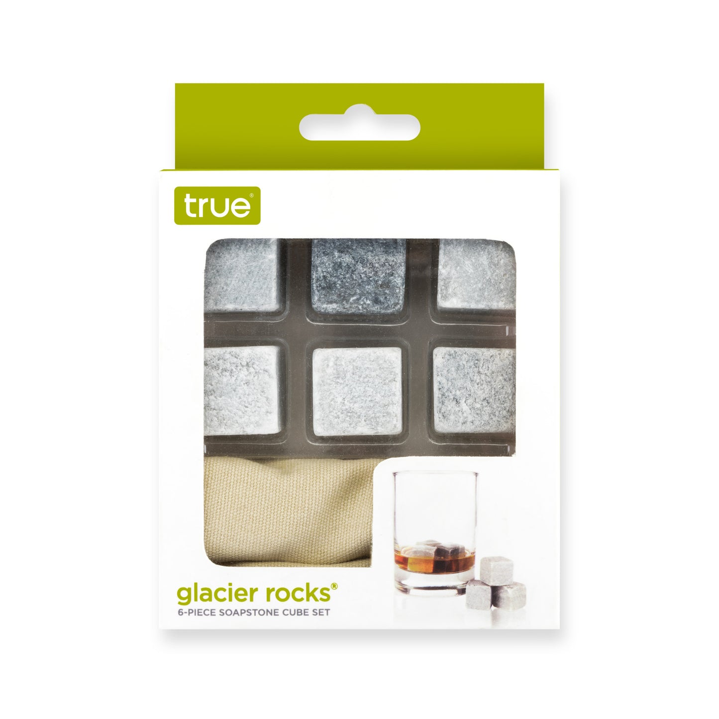 Glacier Rocks®  6 Piece Soapstone Cube Set b