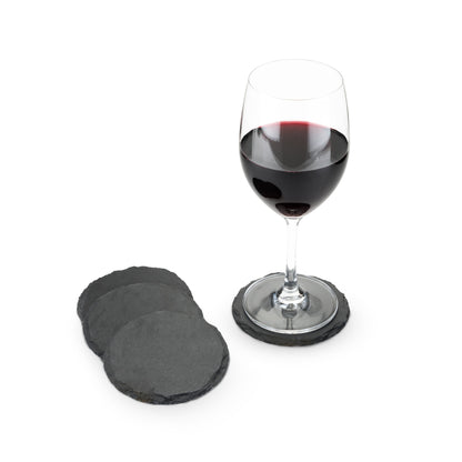 Circle Slate Coasters