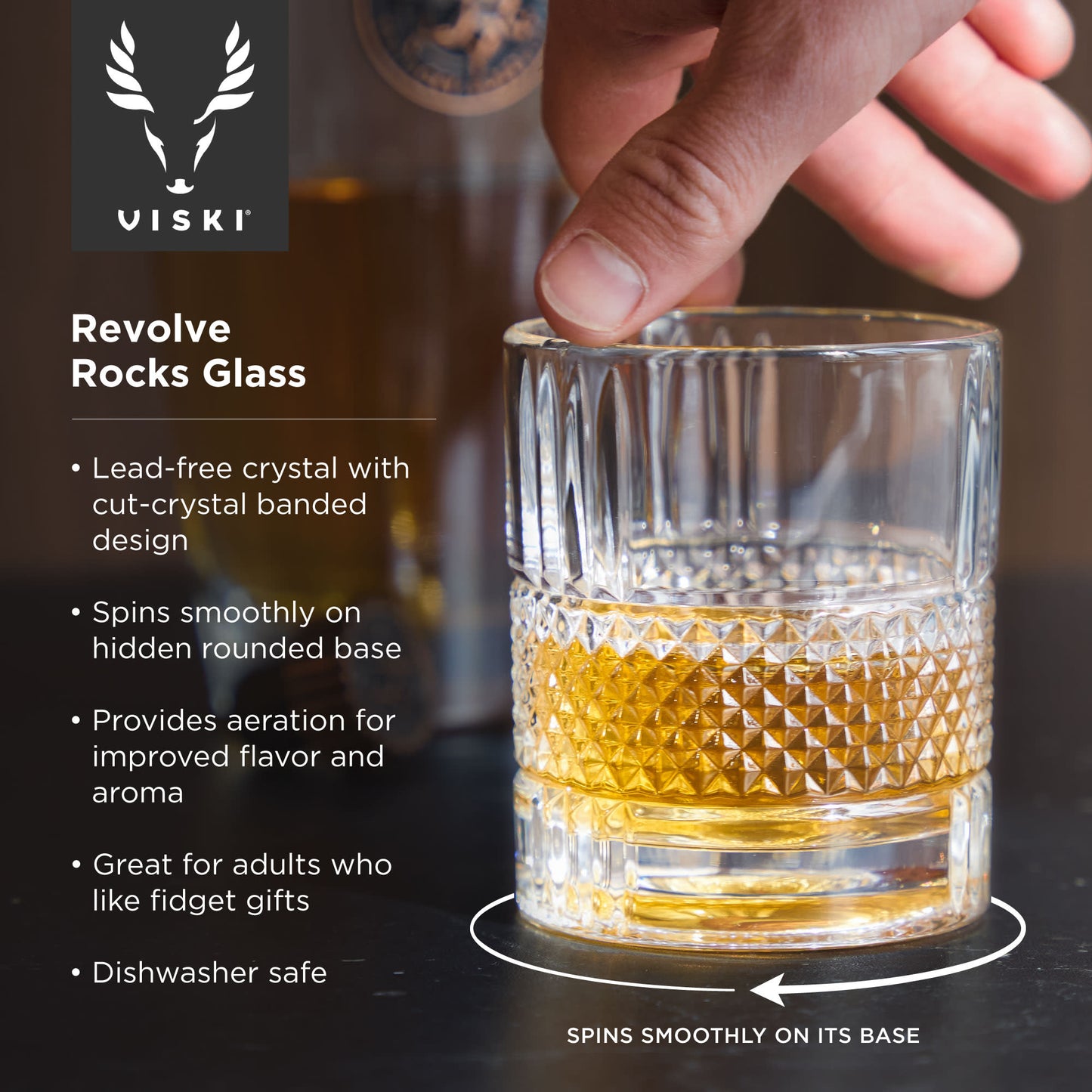 Revolve Rocks Glass (set of 1)